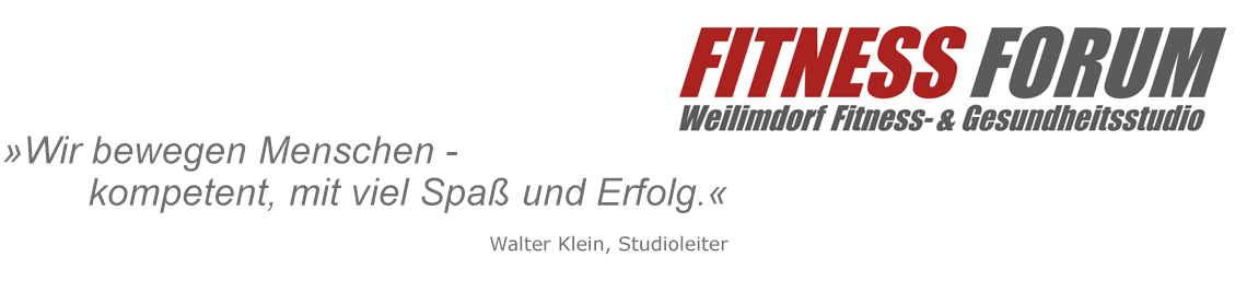 Fitness Forum Leitspruch