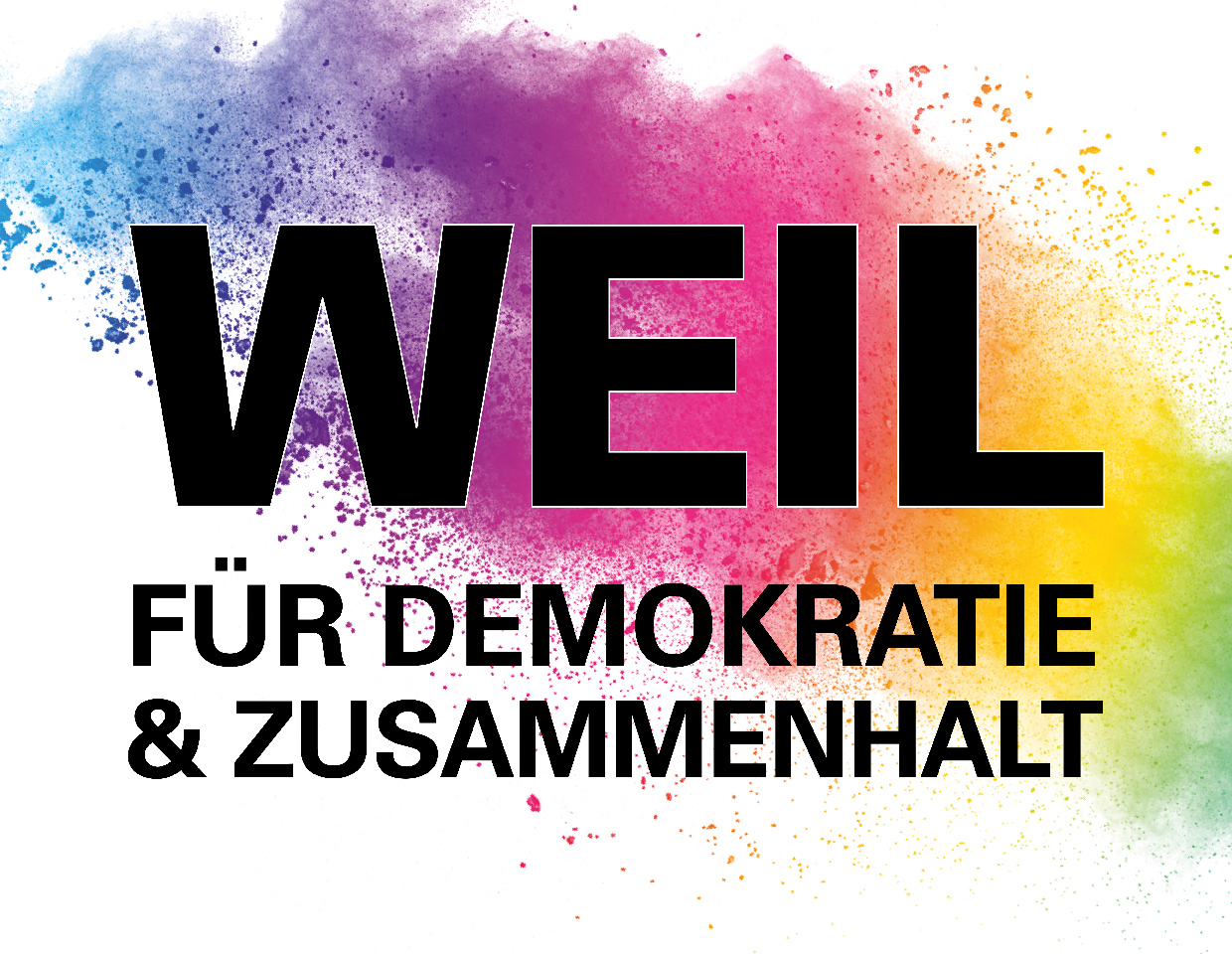 Logo WEIL für Demokratie & Zusammenhalt