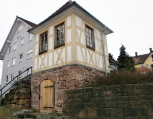 Das Gartenhäuschen von Bohnenberger in Altburg (Kreis Calw)