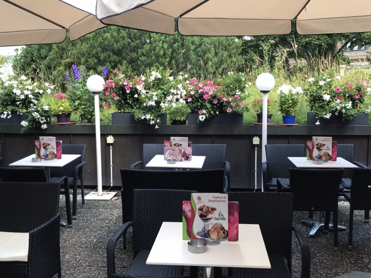 Terrasse des Capri Eis Weilimdorf