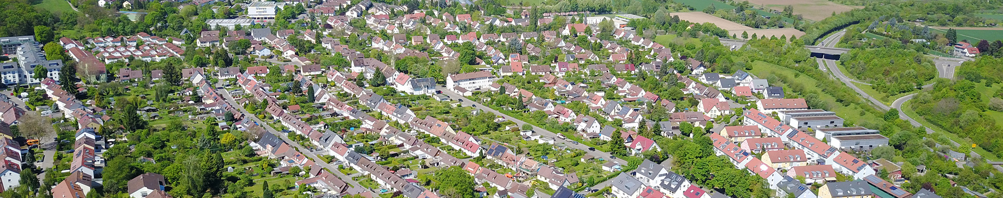 Luftbild Weilimdorf Wolfbusch. Foto © Hans-Martin Goede