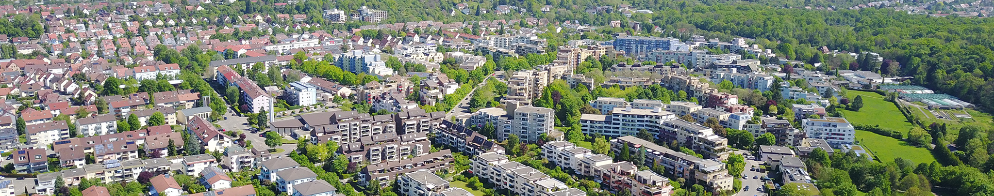 Luftbild Weilimdorf Pfaffenäcker. Foto © Hans-Martin Goede