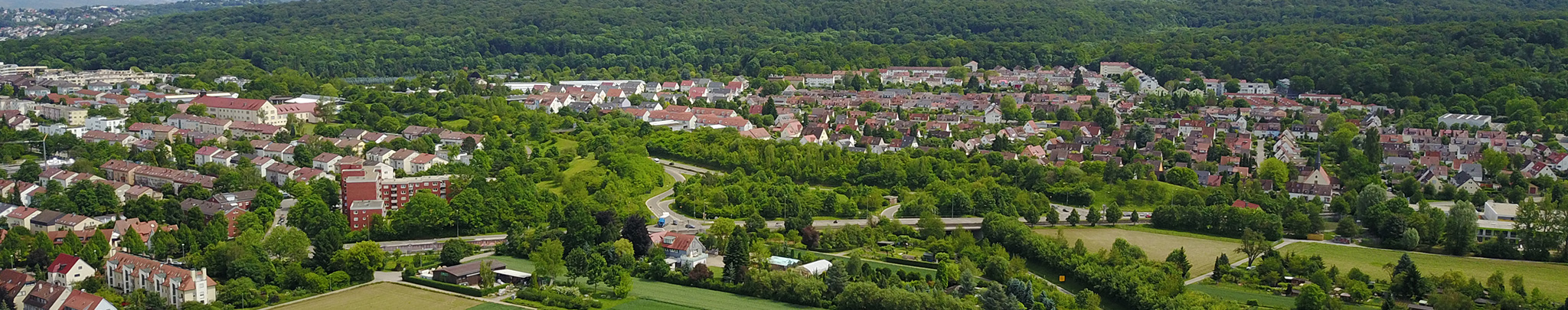 Luftbild Weilimdorf Wolfbusch B295. Foto © Hans-Martin Goede