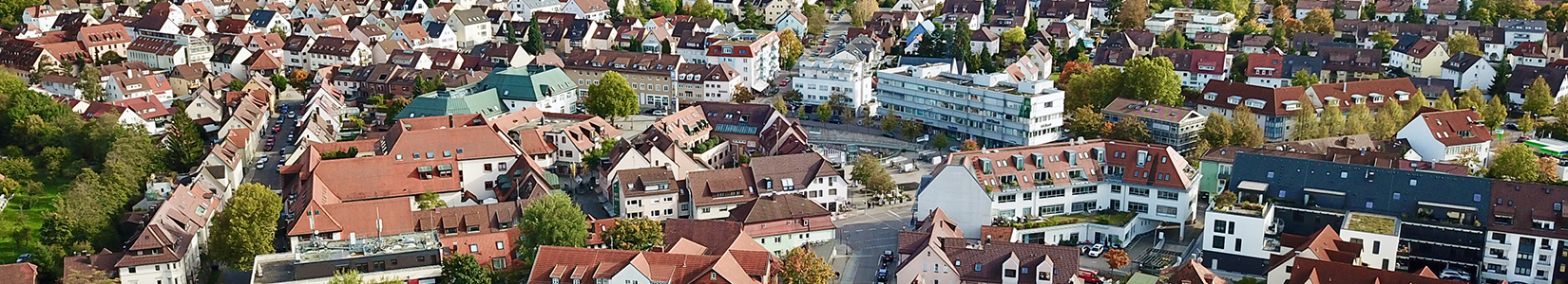 Weilimdorf heute - das Zentrum. Foto: Hans-Martin Goede