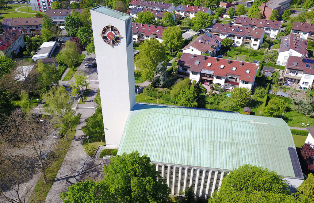 Evang. Stephanuskirche Giebel. Foto: Goede