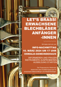 Flyer Lets Brass Posaunenchor