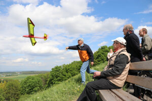 Modellsegelflieger am Grünen Heiner