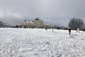 Schloss Solitude im Winter, Foto © Hans-Martin Goede