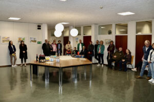 Ausstellung im Bezirksamt mit Aquarellen von Barbara Schütze, Foto GOEDE