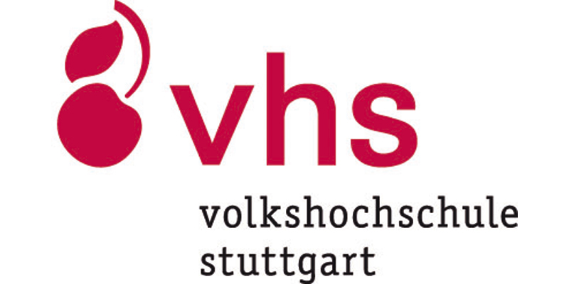 VHS Stuttgart Logo (2023) mit Schriftzug