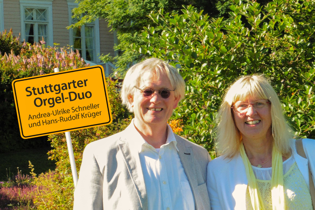 Stuttgarter Orgel-Duo Andrea-Ulrike Schneller und Hans-Rudolf Krüger