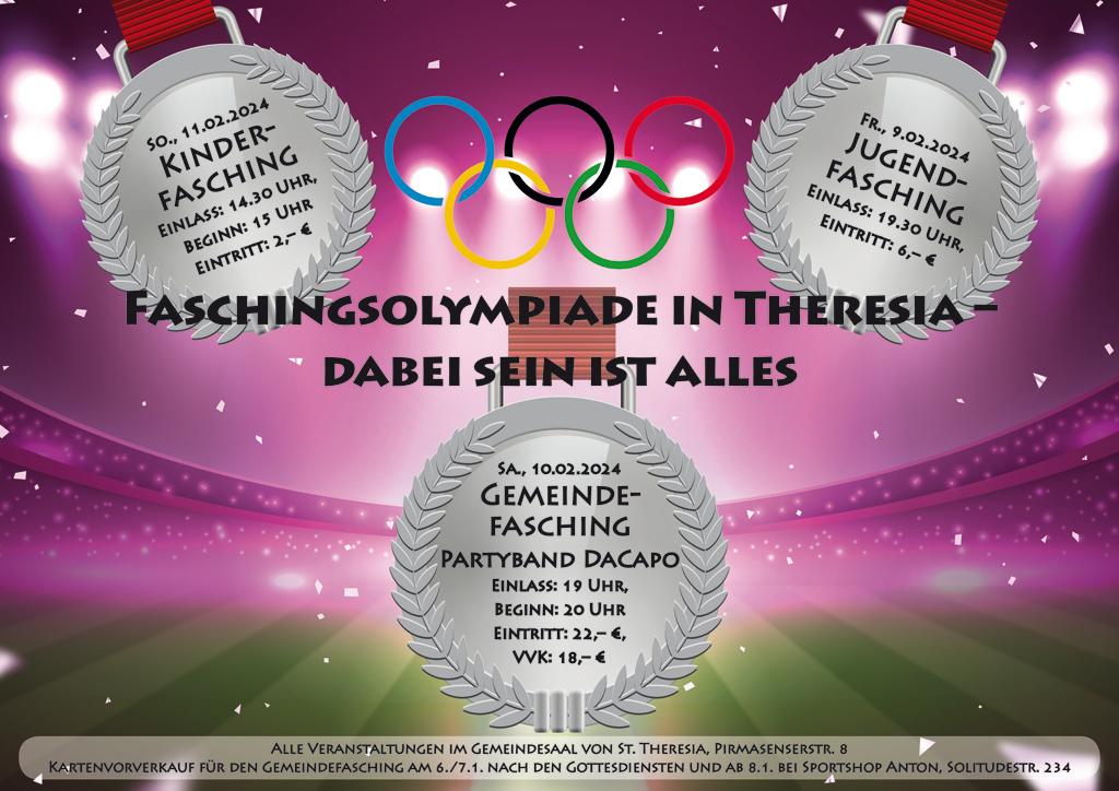 Faschingsolympiade in Theresia – Dabei sein ist alles